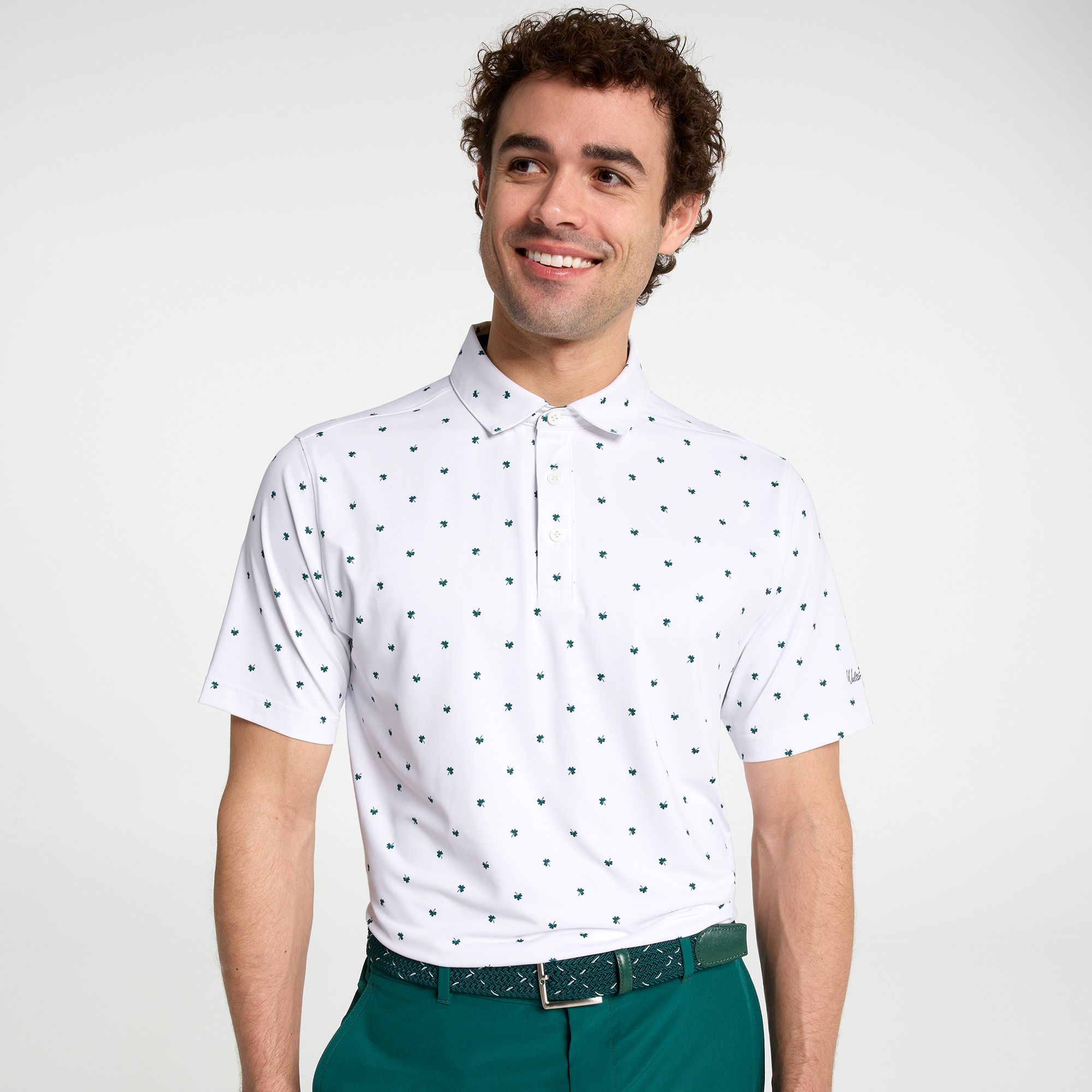 Walter Hagen Men's Performance 11 Novelty Print Golf Polo