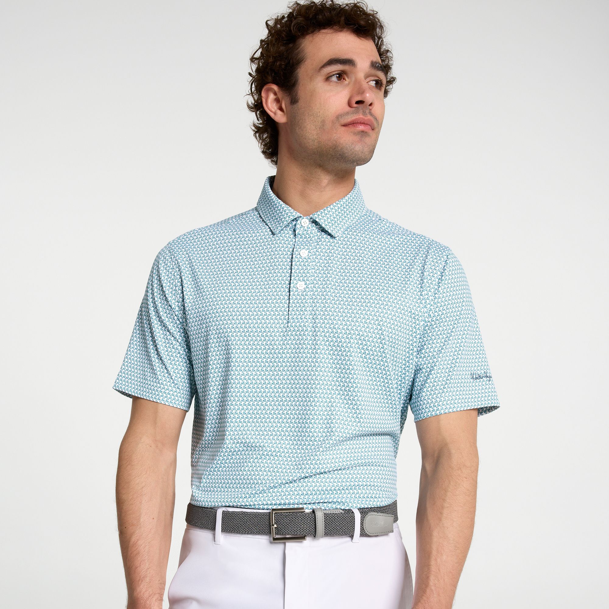 Walter Hagen Men's Performance 11 Novelty Print Golf Polo