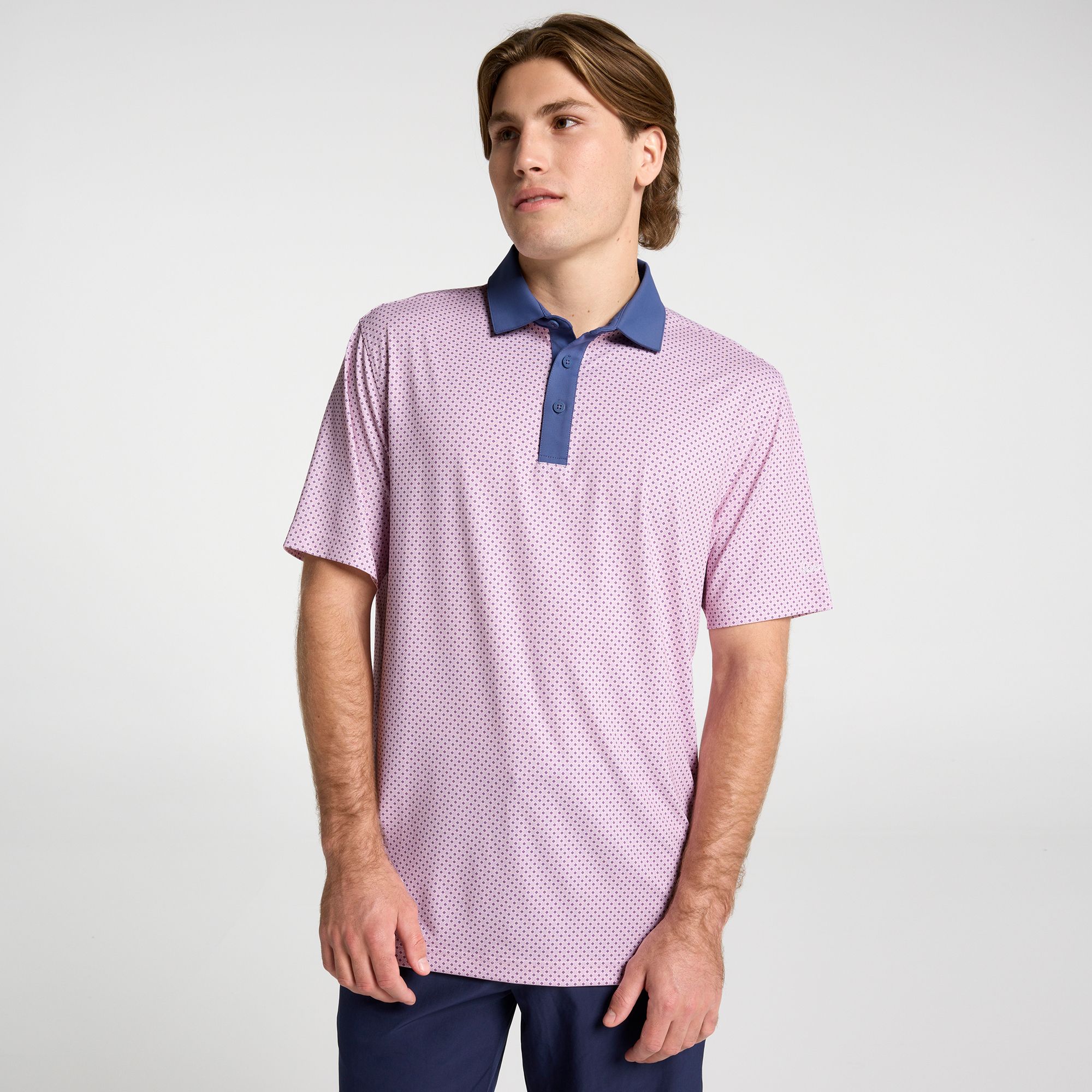 Square Geo Light Pink