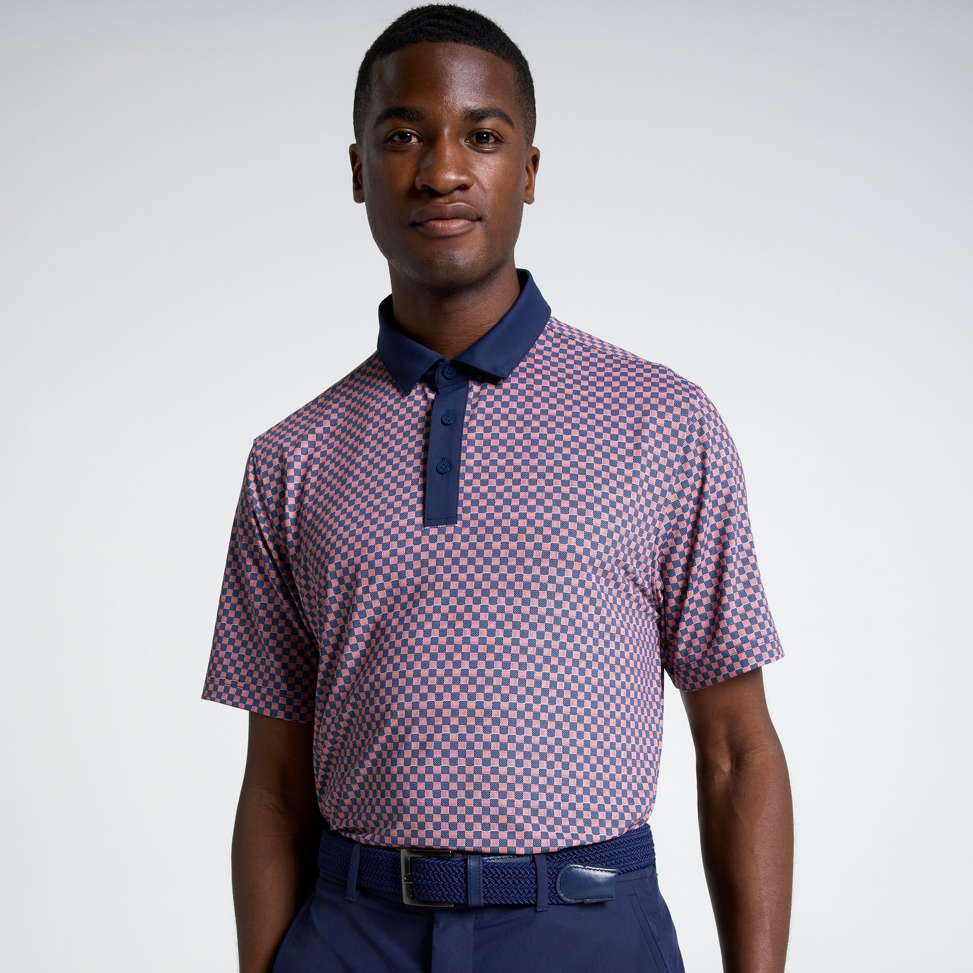 Walter Hagen Men's Performance 11 Novelty Print Golf Polo