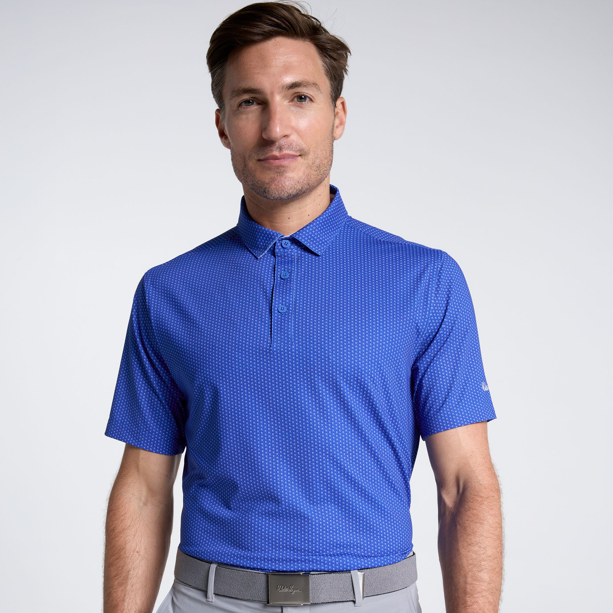 Walter Hagen Men's Performance 11 Novelty Print Golf Polo