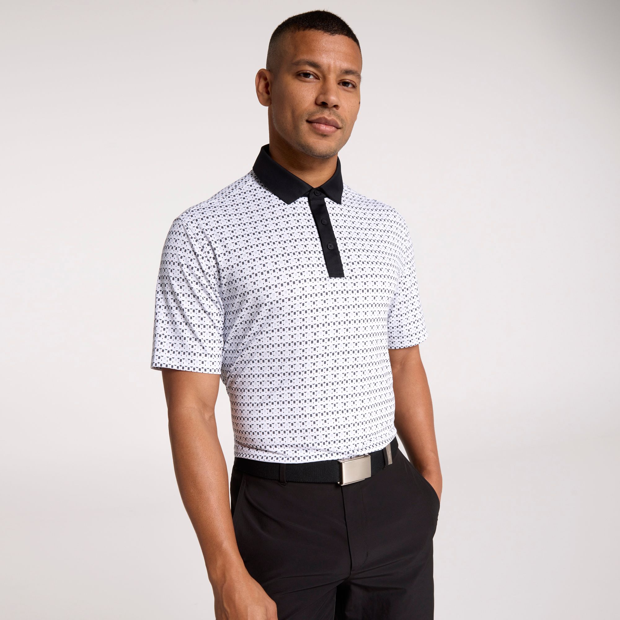 Wine Geo White/Black