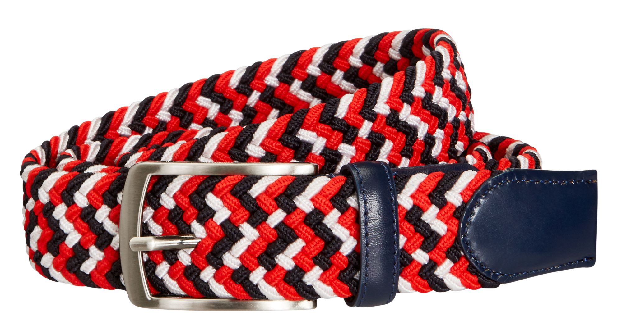 Walter Hagen Men's Multi-Color Braided Golf Belt