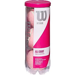 Wilson Intrigue Pink All-Court Tennis Balls