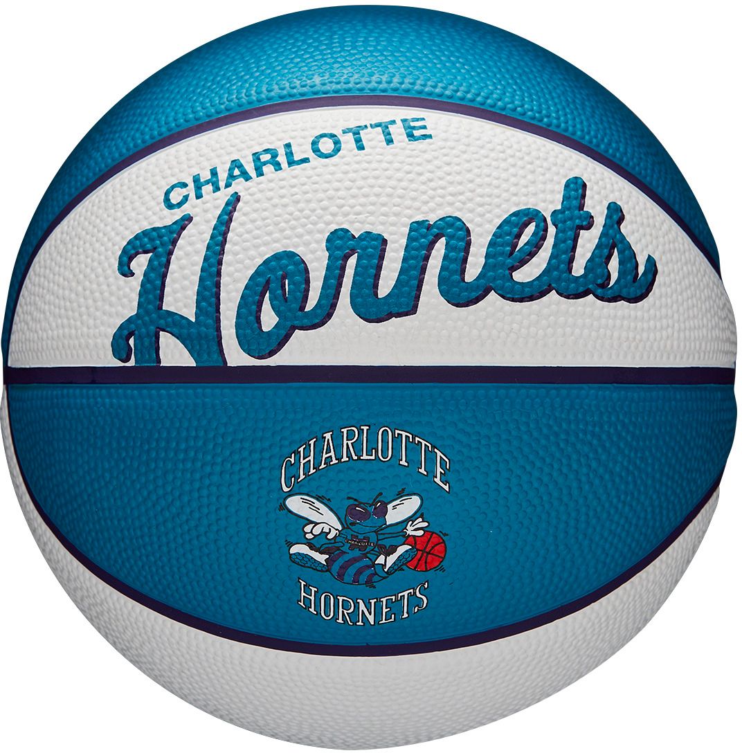 Wilson Charlotte Hornets 2" Retro Mini Basketball