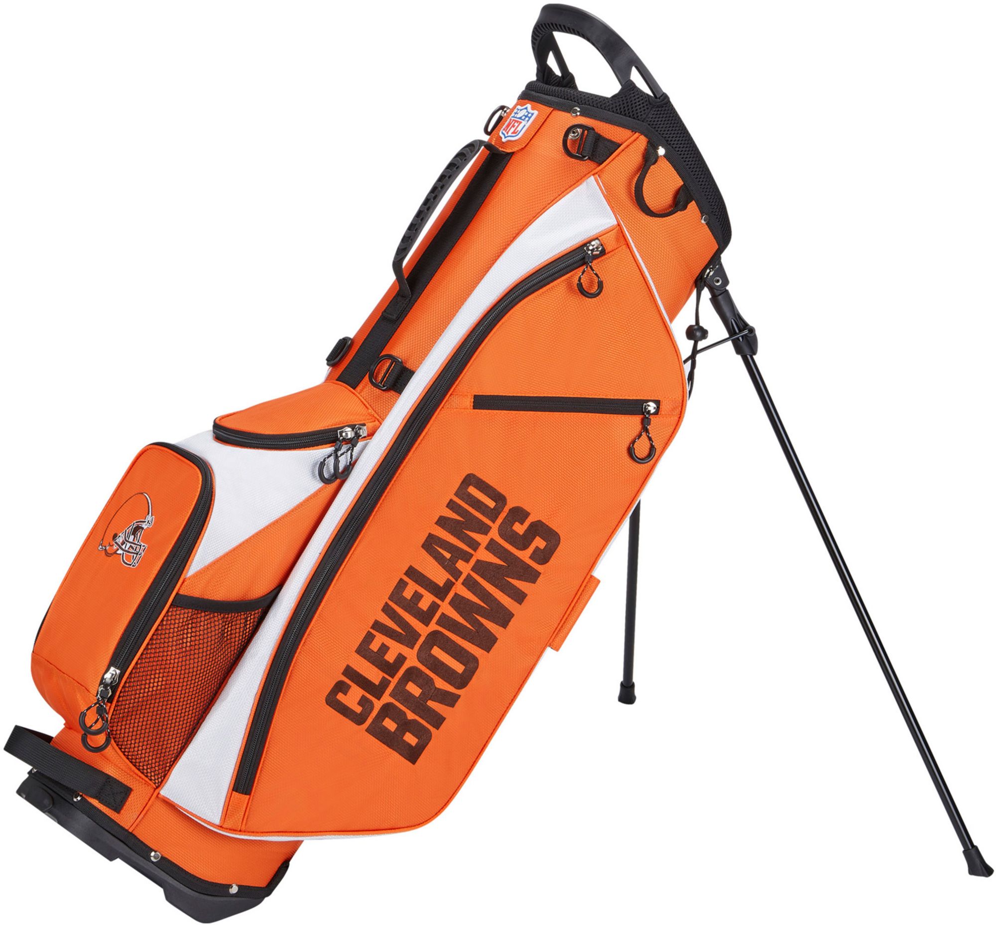 Team Effort WinCraft Cleveland Browns Caddie Carry Hybrid Golf Bag-