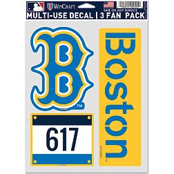 Boston Red Sox City Connect Yellow Blue Nike Jersey #2 Men's Size L