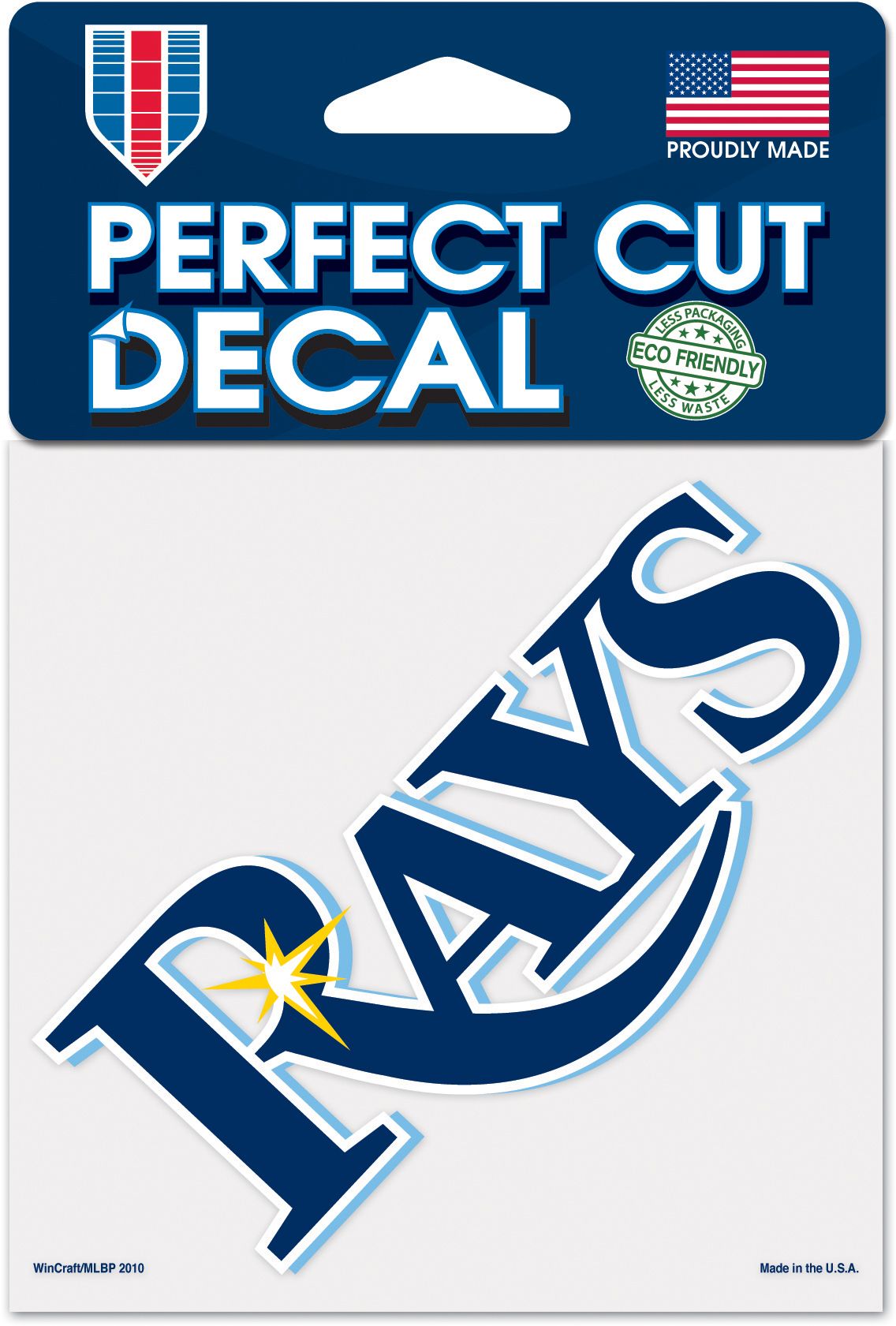 WinCraft Tampa Bay Rays 4'' x 4'' Decal