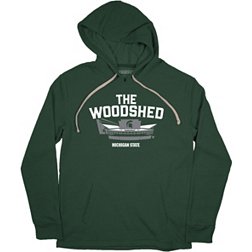 BreakingT Michigan State Spartans Green Woodshed Pullover Hoodie