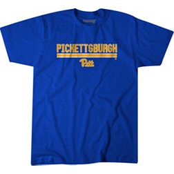 BreakingT Pitt Panthers Blue Kenny Pickett 'Pickettsburg' T-Shirt