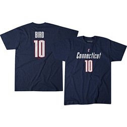 BreakingT UConn Huskies Sue Bird #10 Blue Basketball T-Shirt