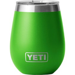 Green YETI Coolers & Cups