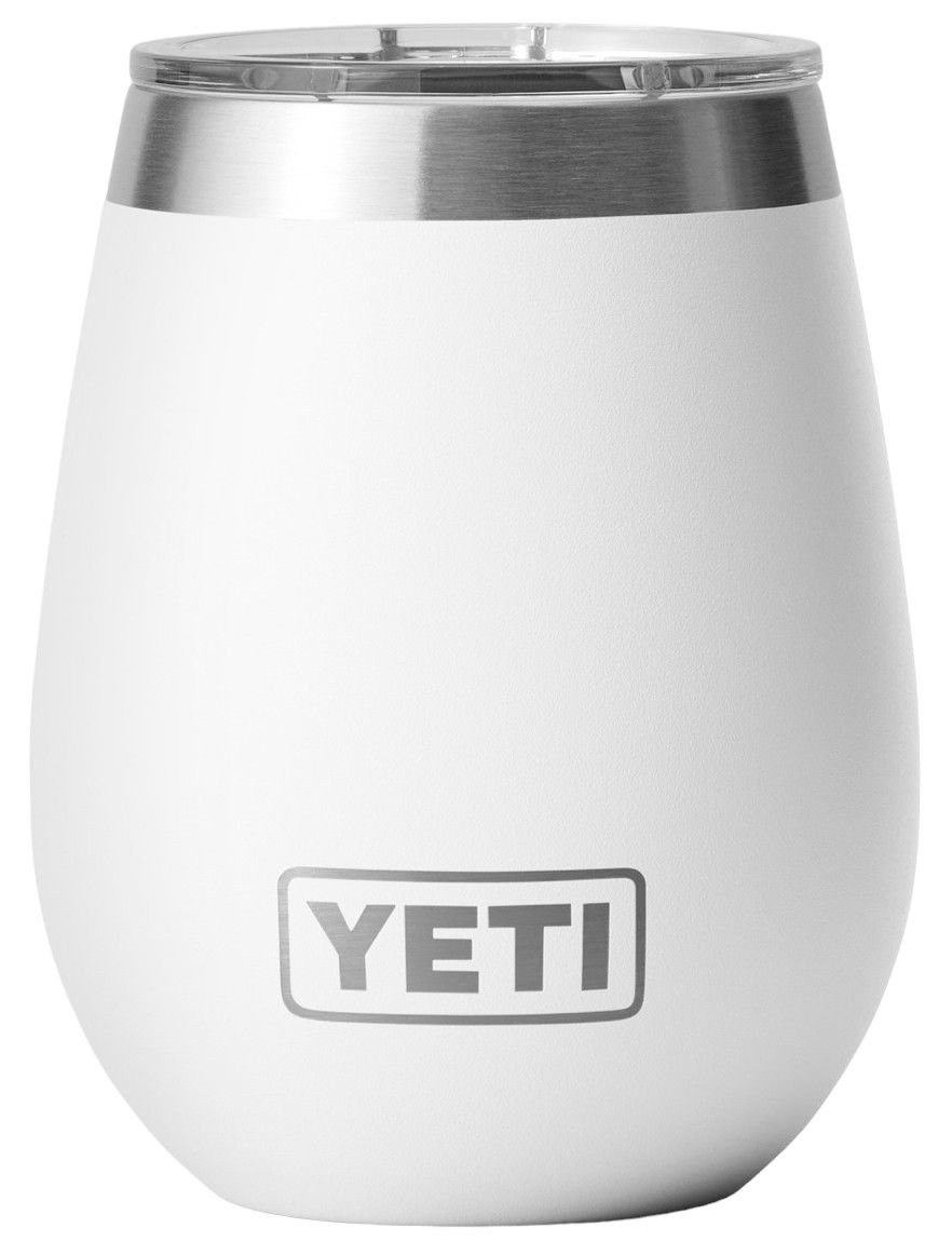 Photos - Other Accessories Yeti 10 oz. Rambler Wine Tumbler with MagSlider Lid, White 21YETURM10ZWNTM 