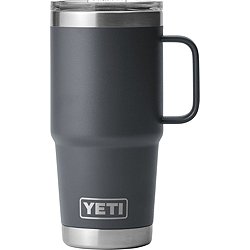 RTIC 20 oz Coffee Travel Mug with Lid and Handle, Stainless Steel Vacuum-Insulated  Mugs, Leak, Spill Proof, Hot Beverage and Cold, Portable Thermal Tumbler Cup  for Car, Camping, Cardinal 