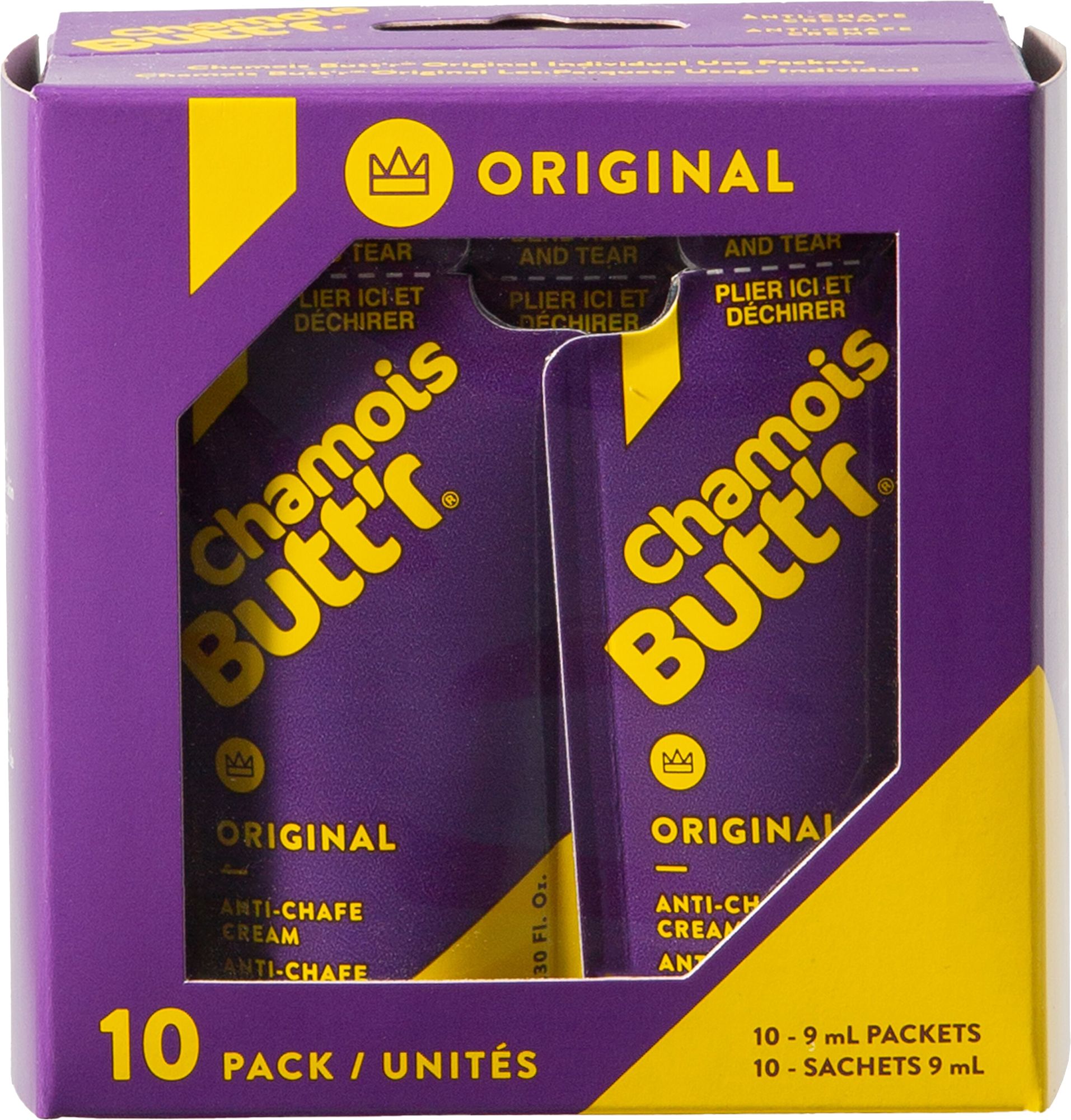 Chamois Butt'r Original 10 pack box – 9mL Individual Use Packets