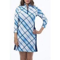 SanSoleil Women's SolStyle 3/4 Sleeve Golf Dress