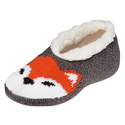 Northeast Outfitters Youth Cozy Cabin Fox Graphic Slipper Socks