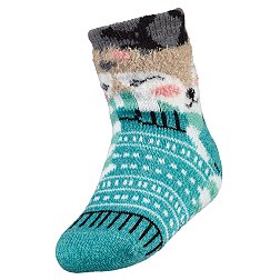 Northeast Outfitters Girls' Cozy Christmas Deer Socks