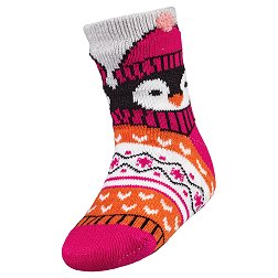 Northeast Outfitters Youth Cozy Cabin Holiday Penguin Crew Socks