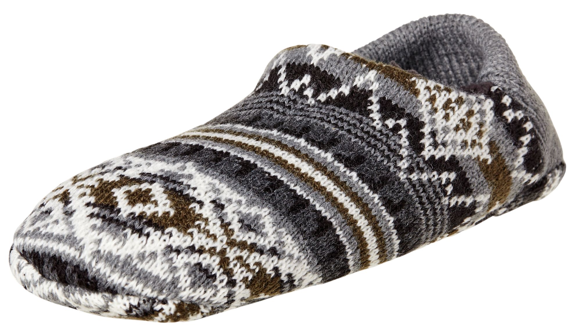 Northeast Outfitters Men's Cozy Cabin Aztec Print Mule Slipper Socks