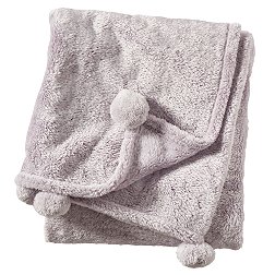 Northeast Outfitters Cozy Cabin Pom-Pom Sherpa Blanket