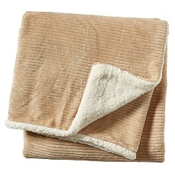 Northeast Outfitters Cozy Cabin Ribbed Sherpa Blanket