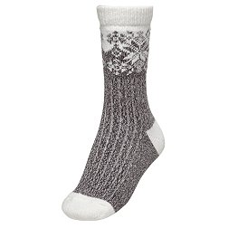 Northeast Outfitters Women's Cozy Cabin Snowflake Print Boot Socks