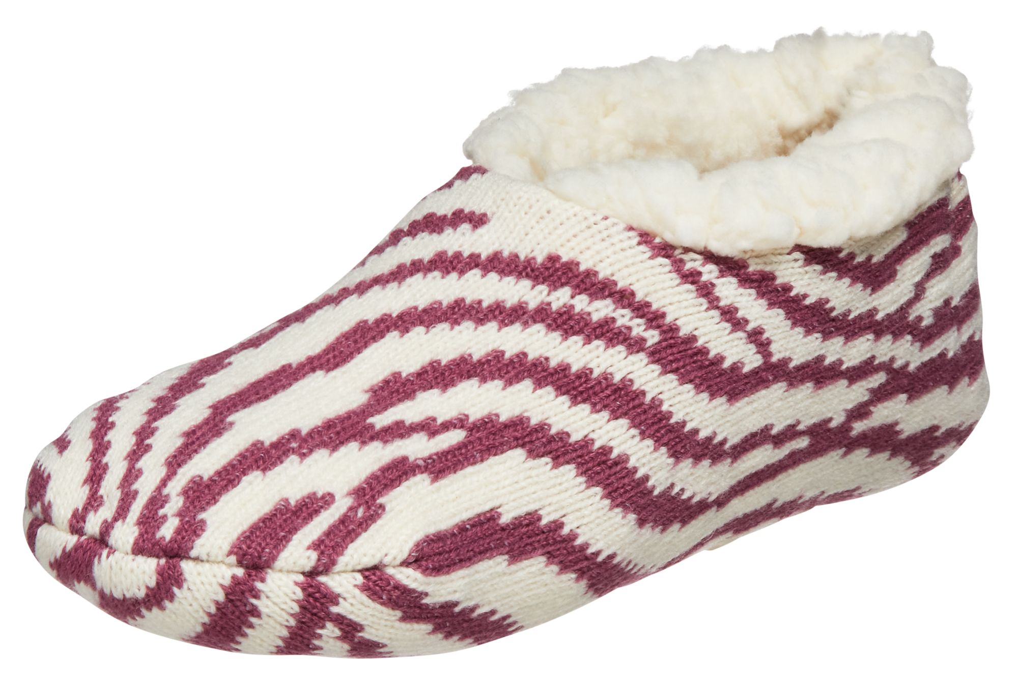 Northeast Outfitters Women's Cozy Cabin Zebra Slippers