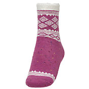 Northeast Outfitters Women's Aztec Verbiage Cozy Cabin Socks