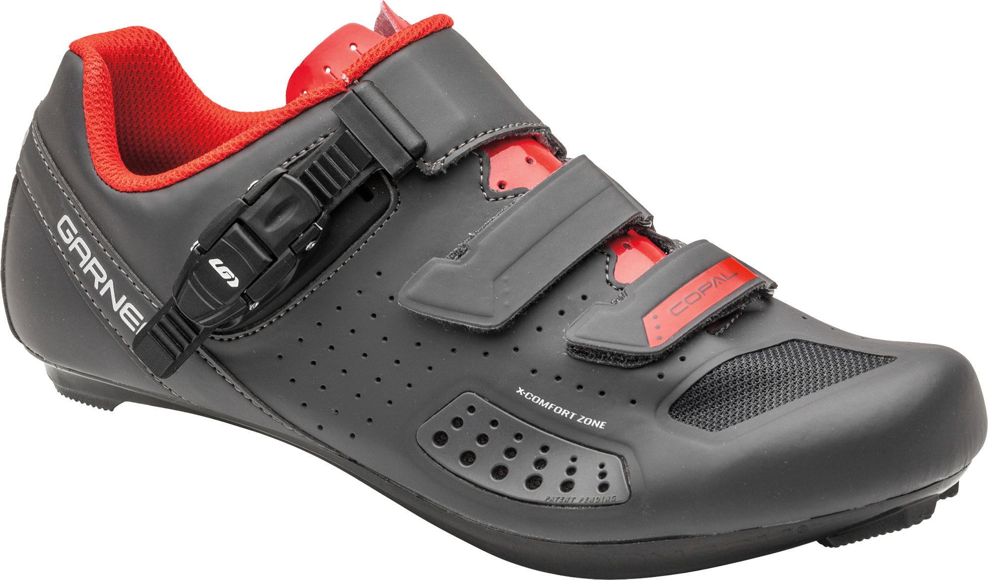 Charcoal/Red