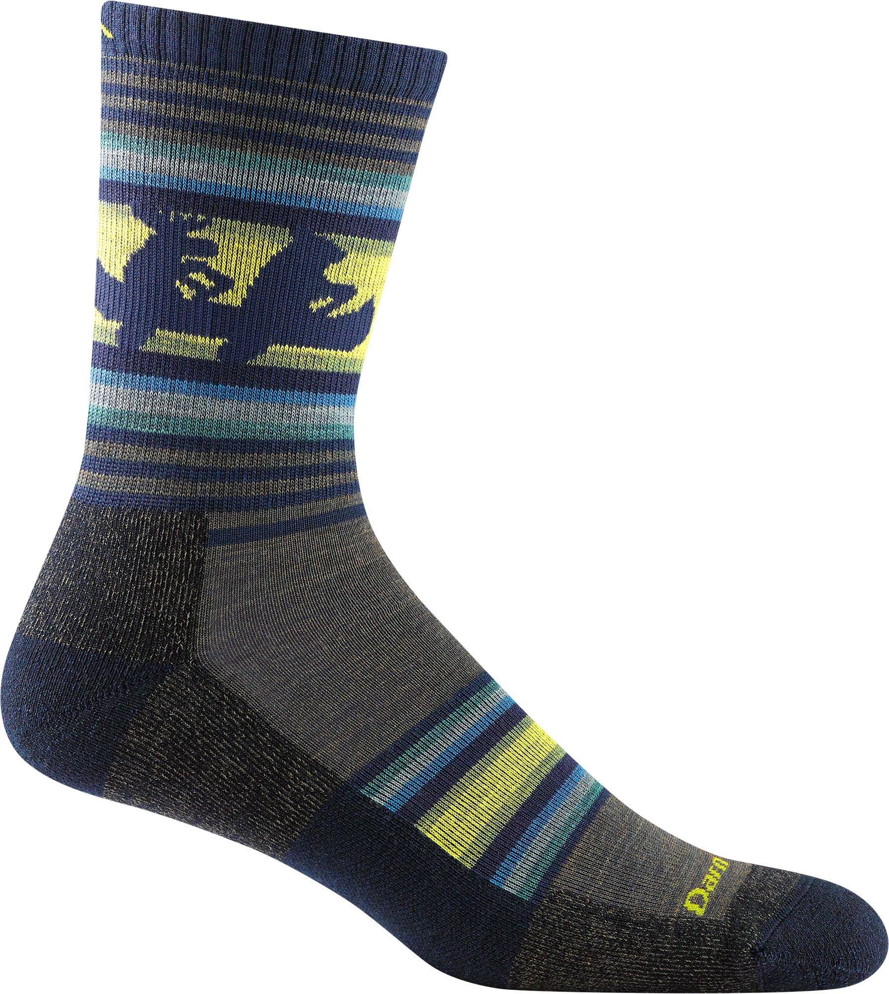 Darn Tough Men's Willoughby Micro Crew Lightweight Hiking Socks