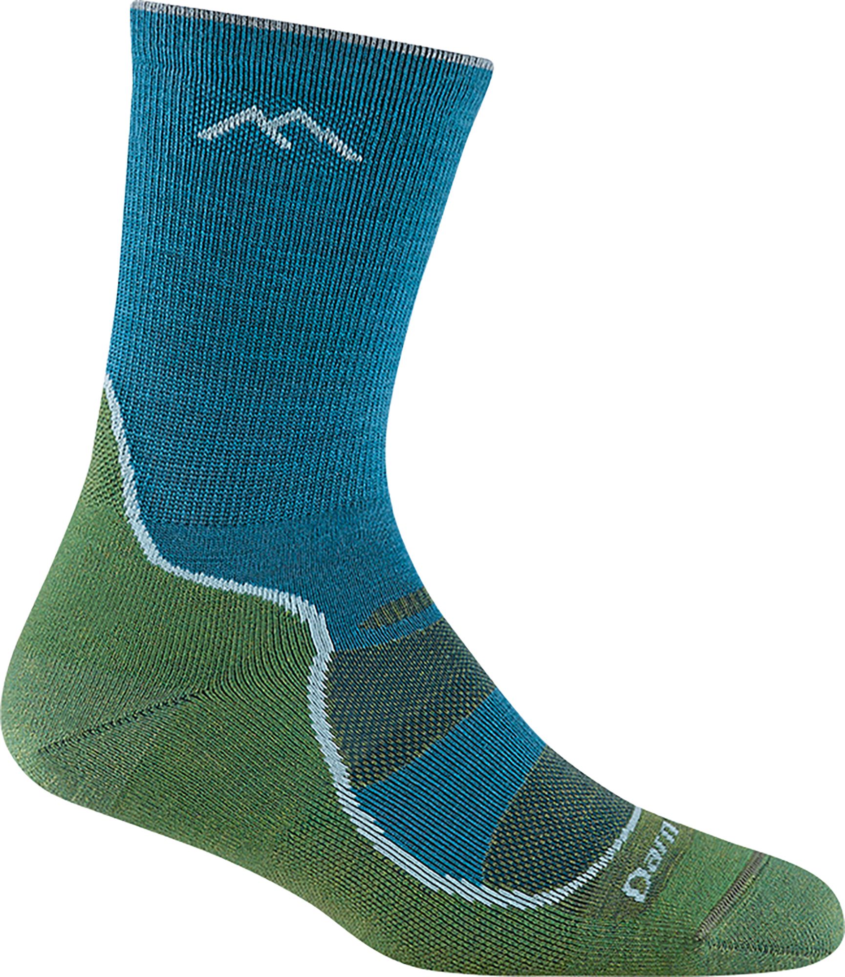 Darn Tough Women's Light Hiker Micro Crew Lightweight Hiking Socks