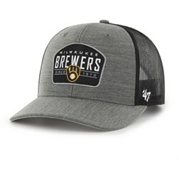 '47 Men's Milwaukee Brewers Charcoal Adjustable Trucker Hat