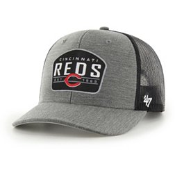 '47 Men's Cincinnati Reds Charcoal Adjustable Trucker Hat
