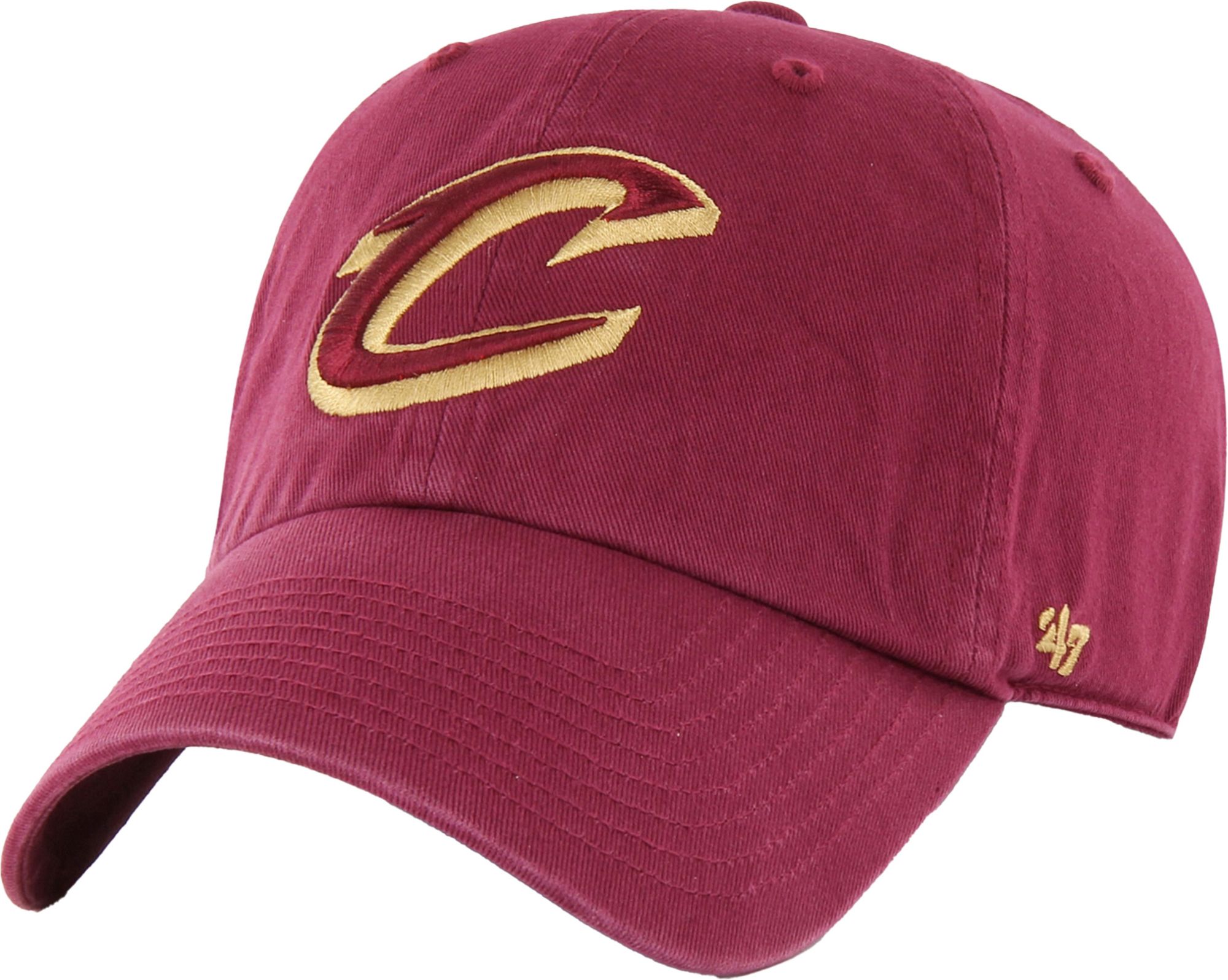 '47 Men's Cleveland Cavaliers Maroon Clean Up Adjustable Hat