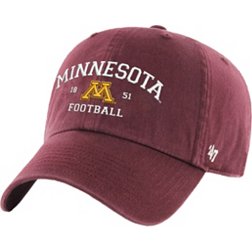 ‘47 Men's Minnesota Golden Gophers Dark Maroon Football Clean Up Adjustable Hat