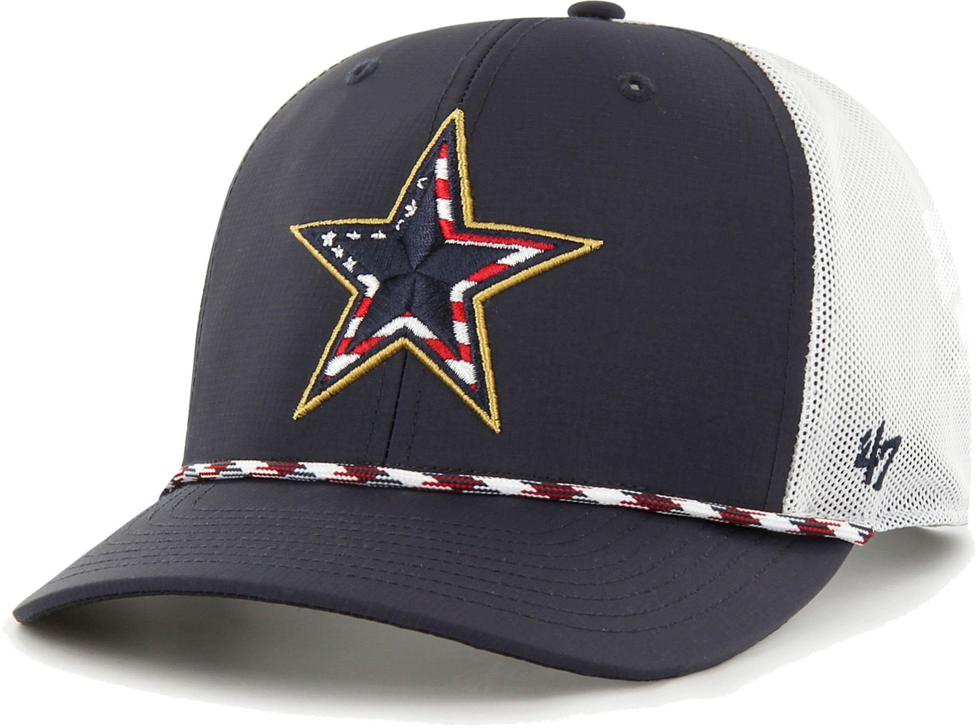 47 Brand / Dallas Cowboys Flag Fill Navy Adjustable Trucker Hat