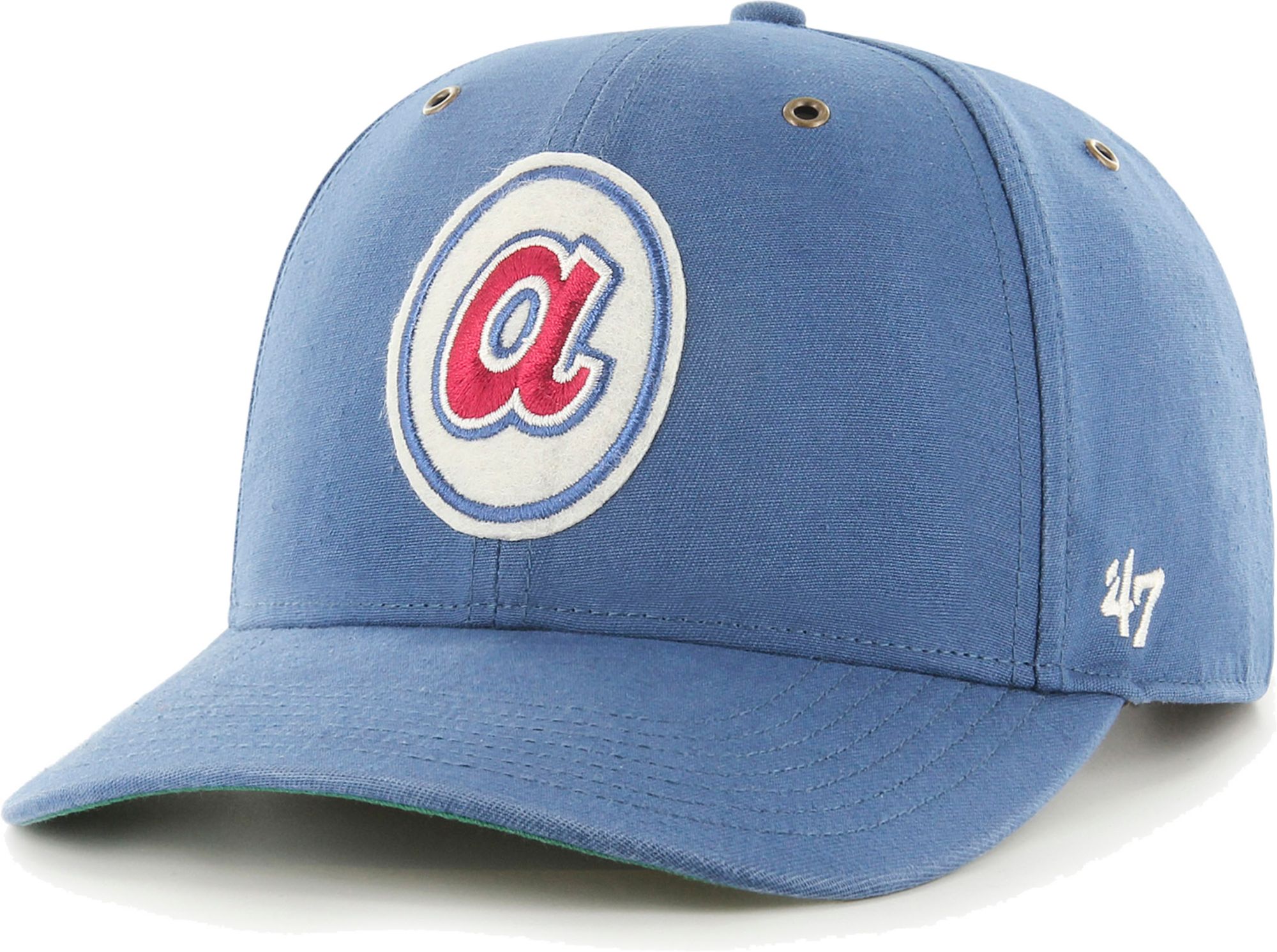 Atlanta Braves '47 Women's Bagheera Clean Up Adjustable Hat - Green