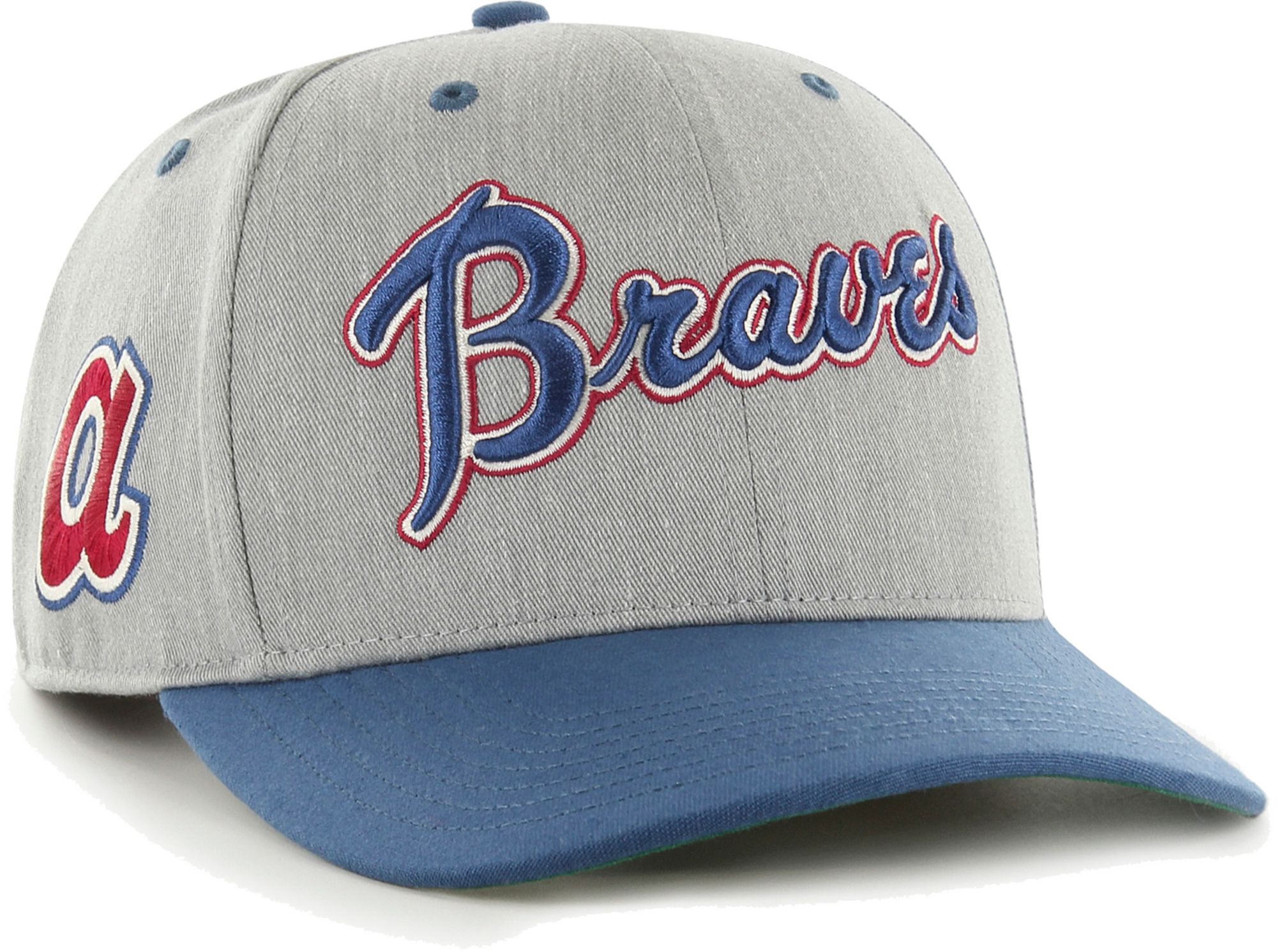  Atlanta Braves Dark Gray Clean Up Adjustable Hat