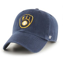'47 Men's Milwaukee Brewers Navy Clean Up Adjustable Hat