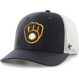 '47 Men's Milwaukee Brewers Navy Adjustable Trucker Hat