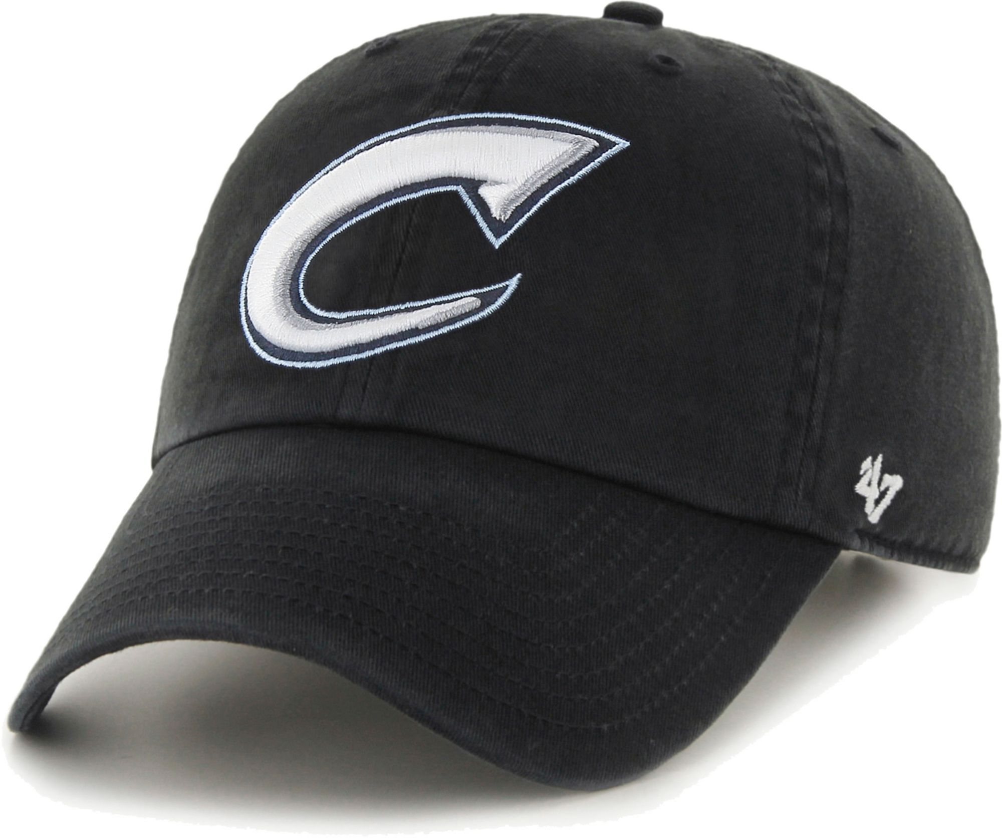 '47 Adult Columbus Clippers Black Clean Up Adjustable Hat