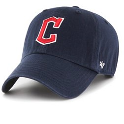'47 Men's Cleveland Guardians Navy Logo Clean Up Adjustable Hat