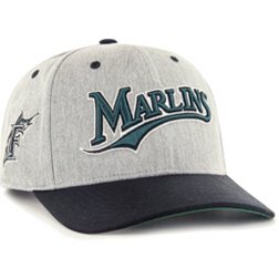 '47 Men's Miami Marlins Gray Flyout Adjustable Hat