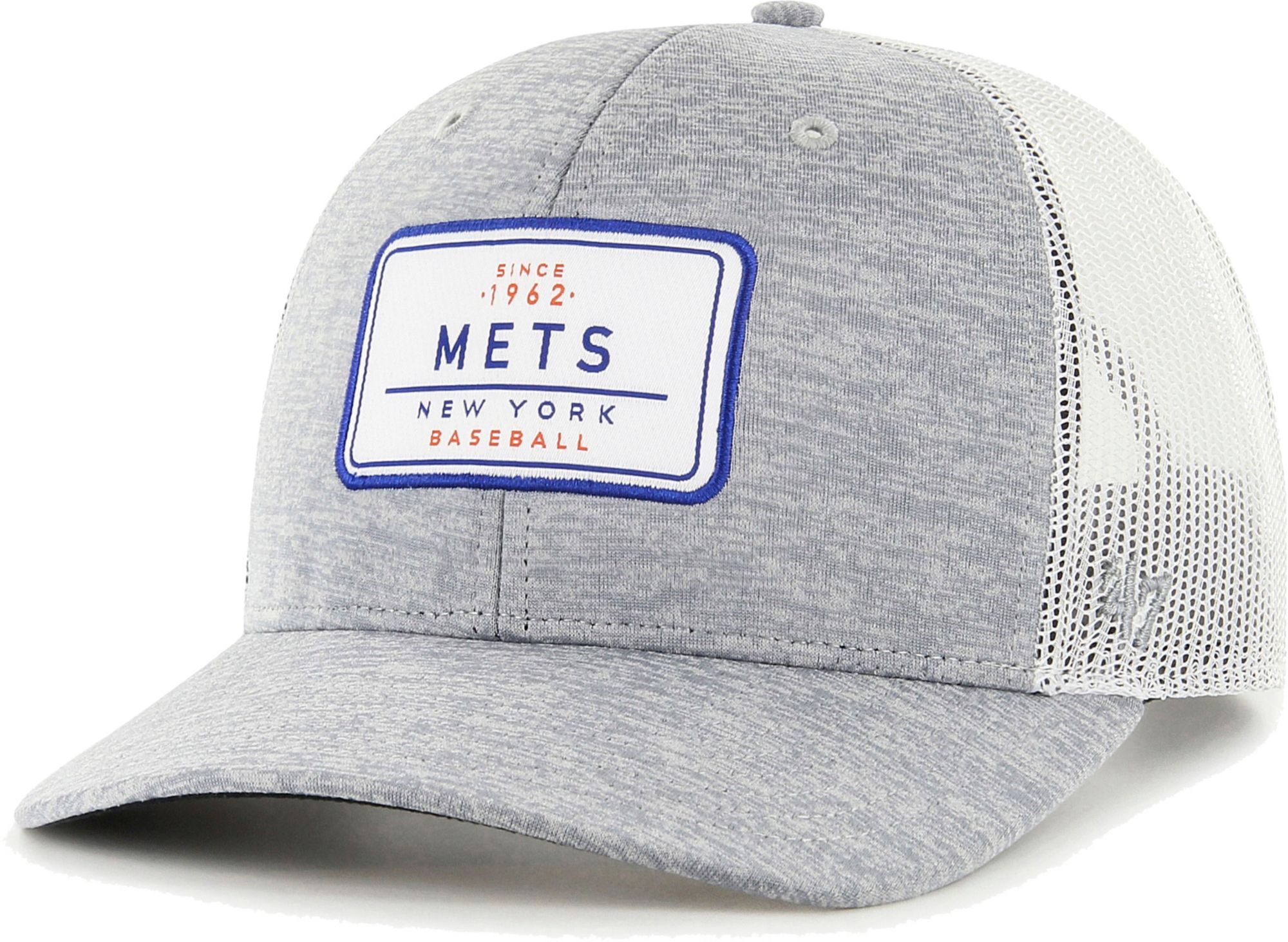 47 Brand / Men's New York Mets Gray Harrington Adjustable Trucker