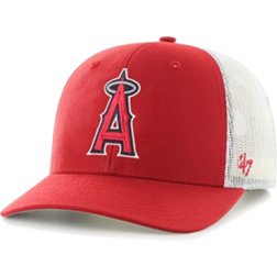 '47 Men's Los Angeles Angels Red Adjustable Trucker Hat