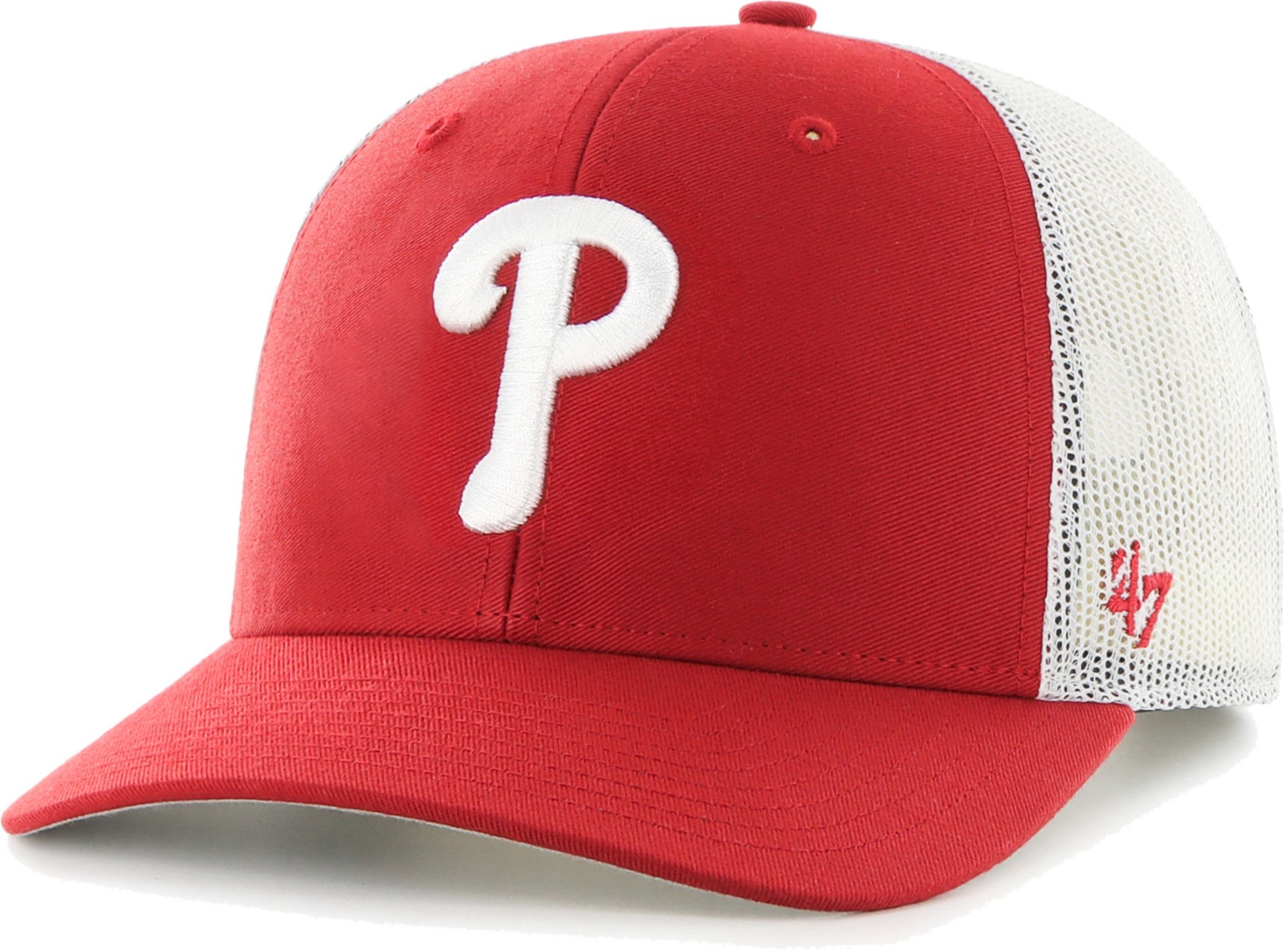 '47 Men's Philadelphia Phillies Red Adjustable Trucker Hat