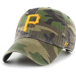 '47 Men's Pittsburgh Pirates Camo Clean-Up Adjustable Hat