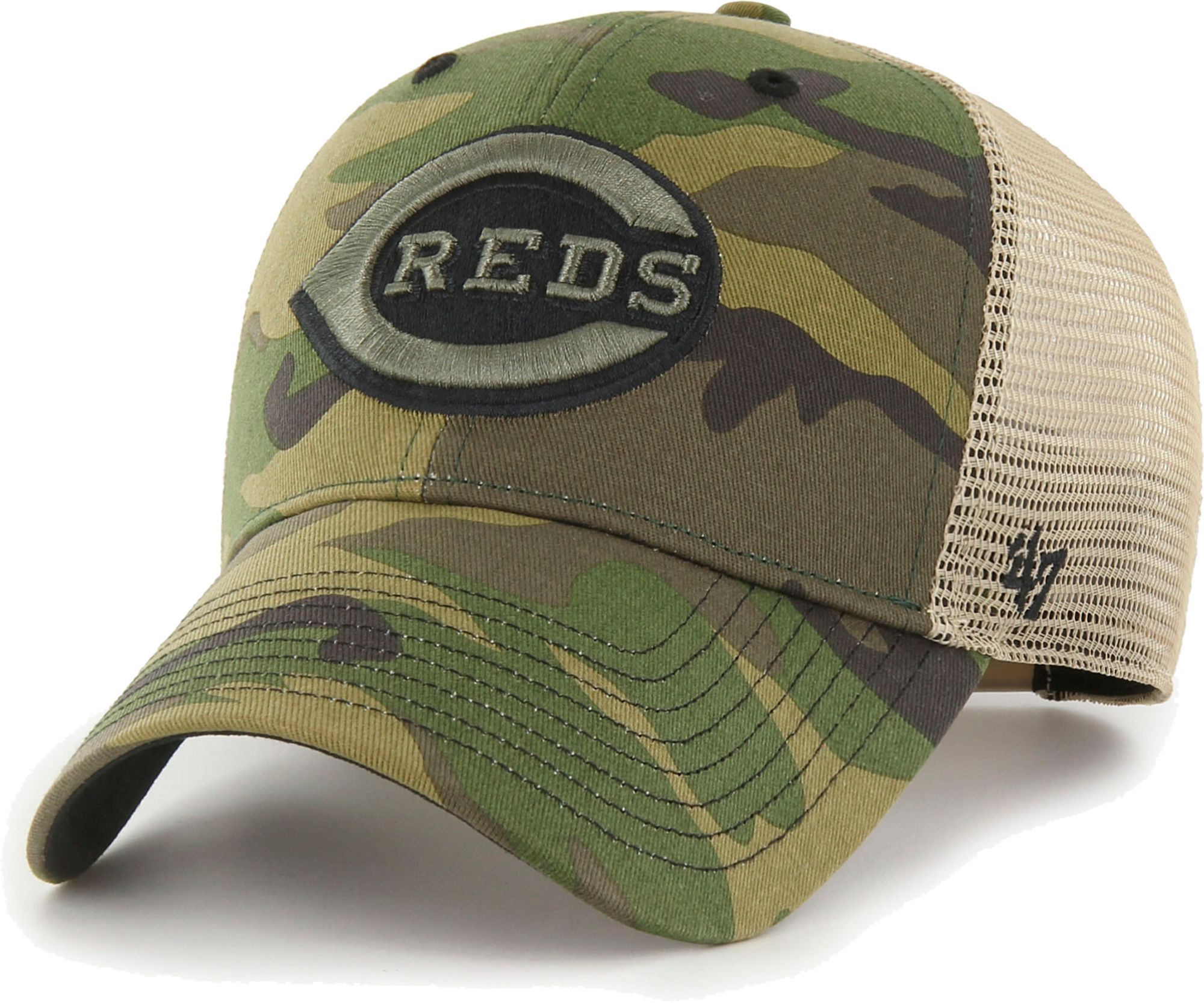 47 Brand Men's Cincinnati Reds Camo MVP Adjustable Trucker, 56% OFF