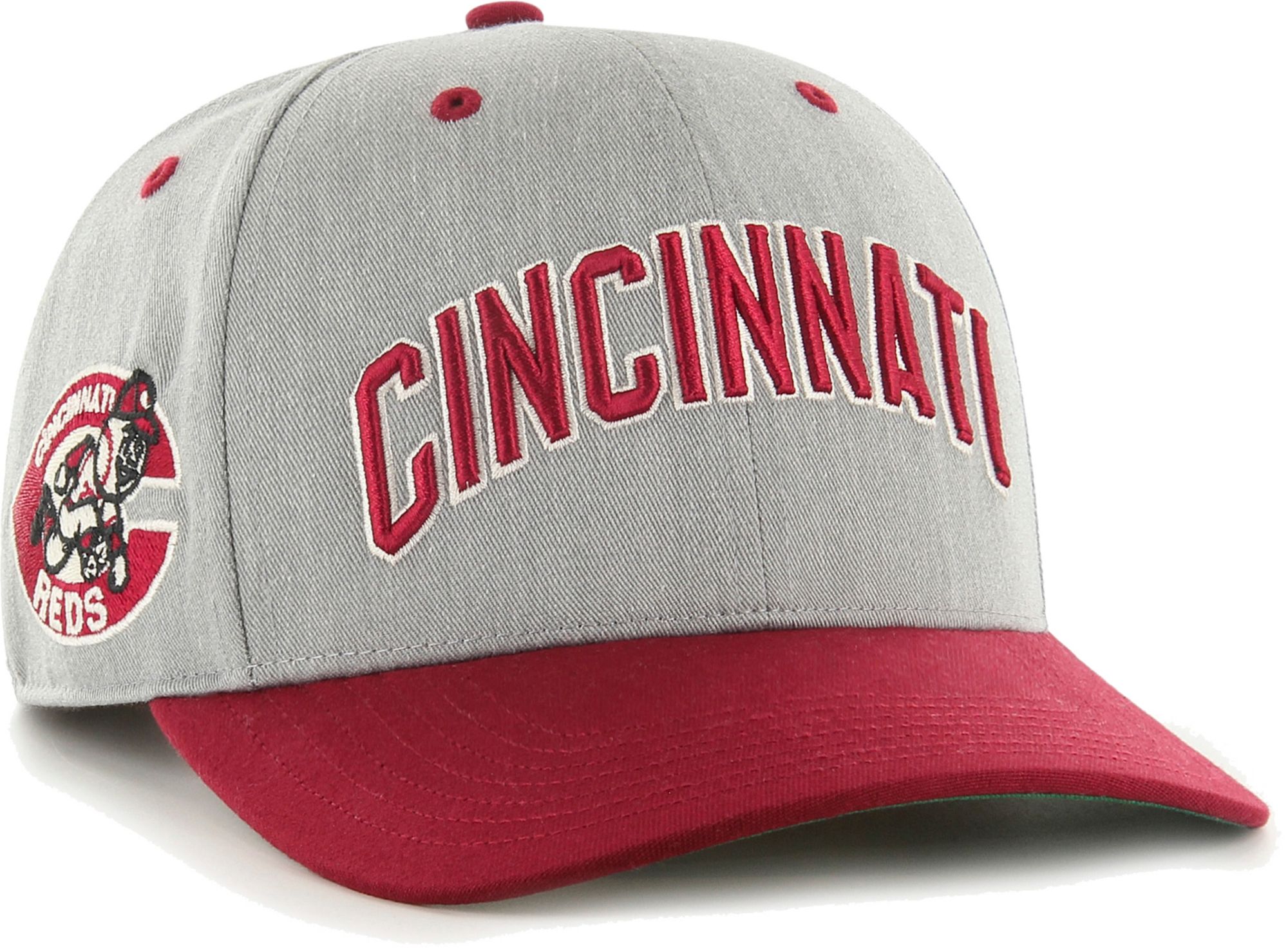 Men's Fanatics Branded Gray Cincinnati Reds Trucker Adjustable Hat